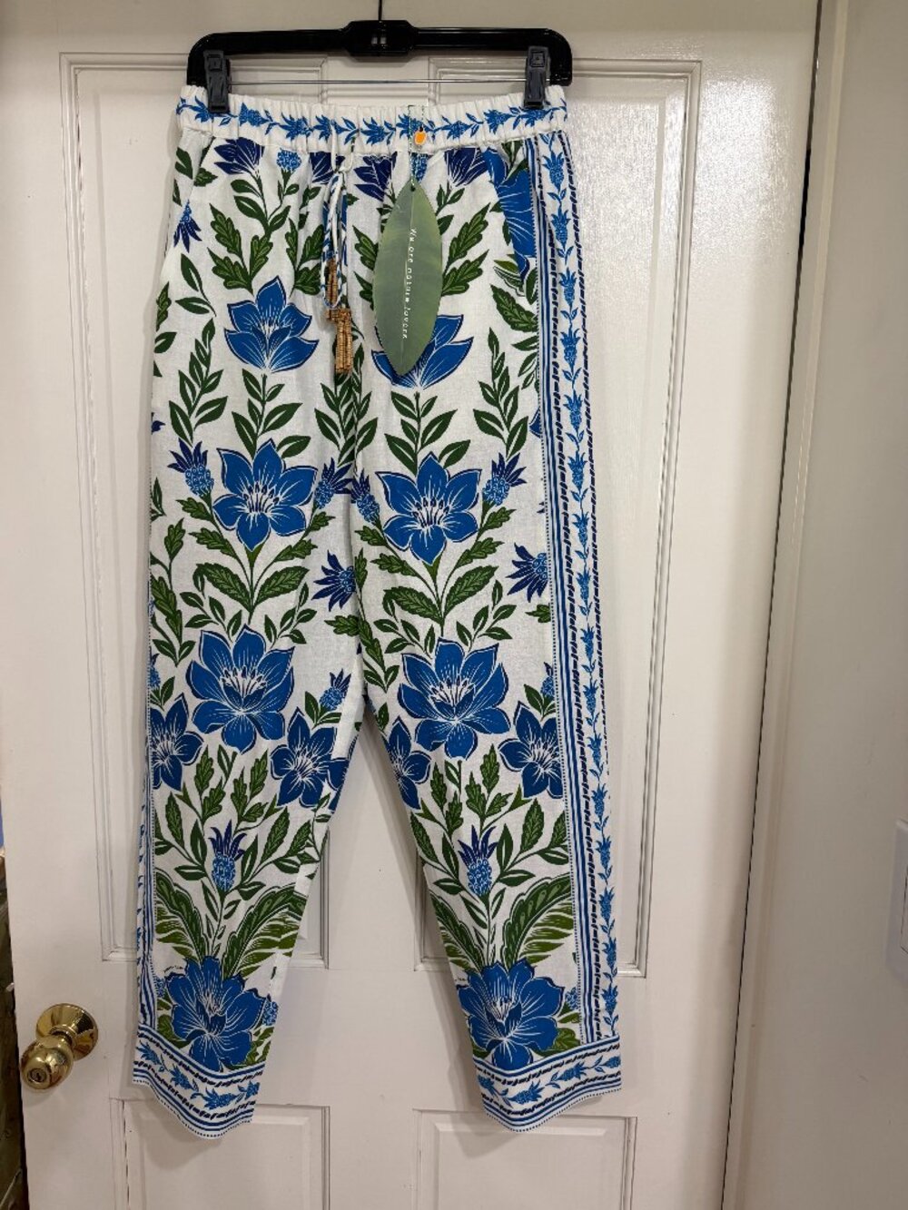 NEW with Tags Farm Rio Cotton Floral Pants sz S